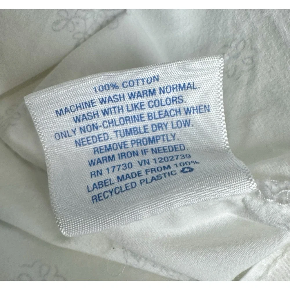 Simply Shabby Chic Pillowcase Ashwell Blue Floral Medallion Cotton Cottagecore